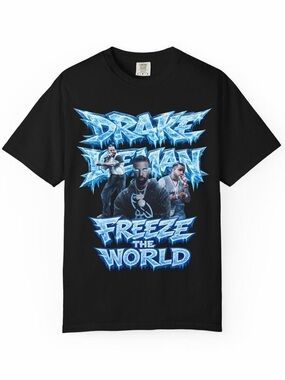 Drake The Iceman Freeze The World T shirt new Tour  Tee 2026 S-5XL